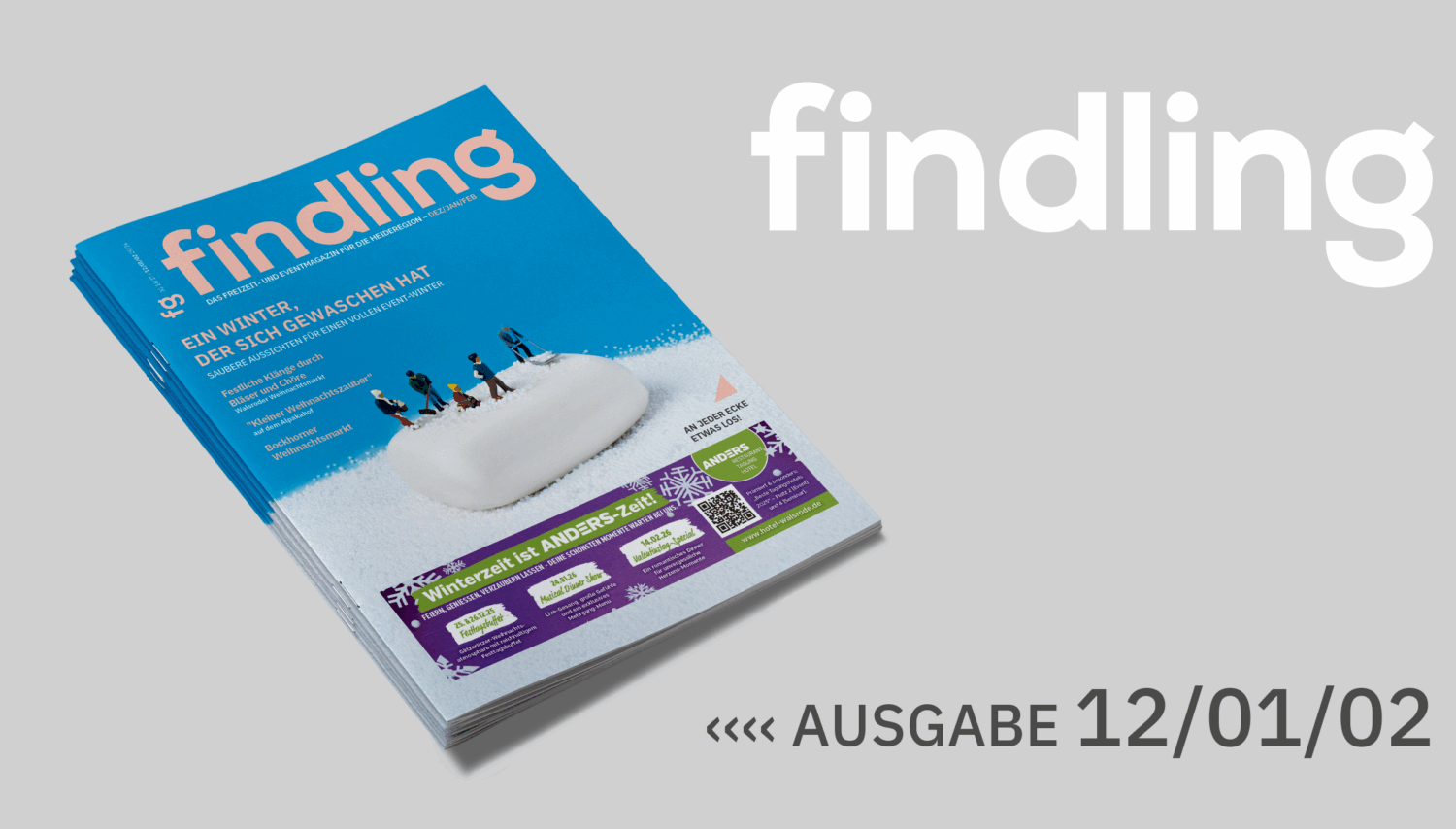 Cover Winterausgabe: Ein Winter, der sich gewaschen hat Mockup.