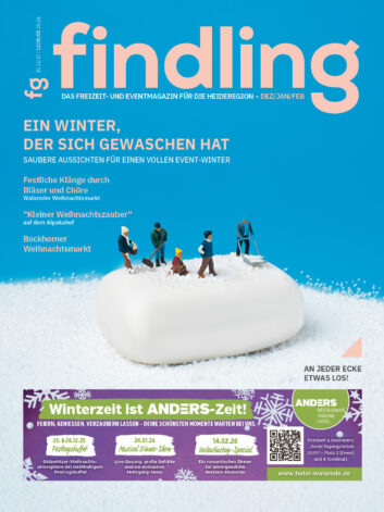 Cover Winterausgabe 2025/26: Ein Winter, der sich gewaschen hat.