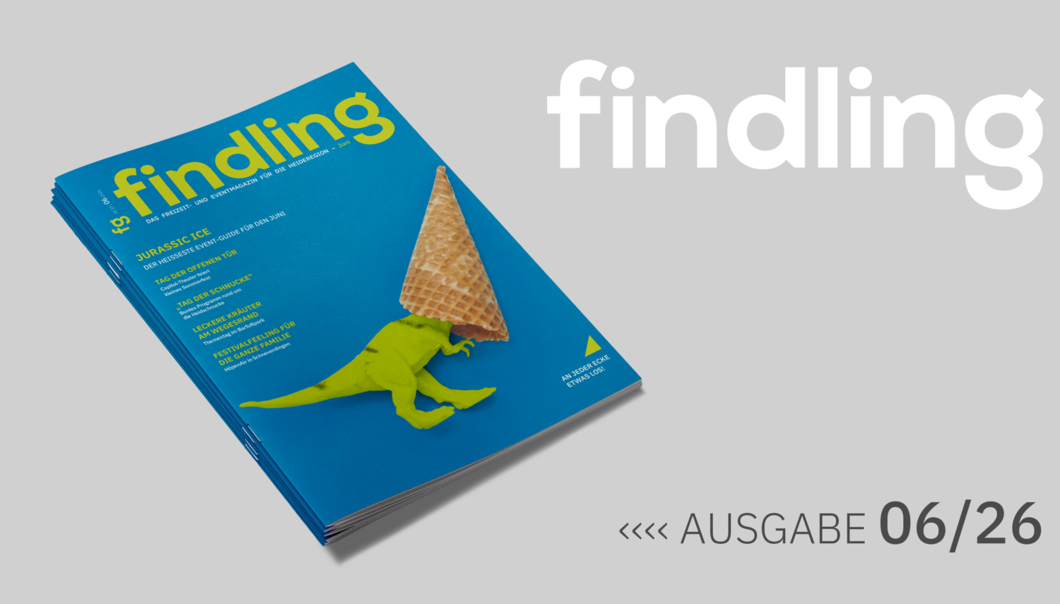 Cover Juni Ausgabe: Jurassic Ice Mockup.