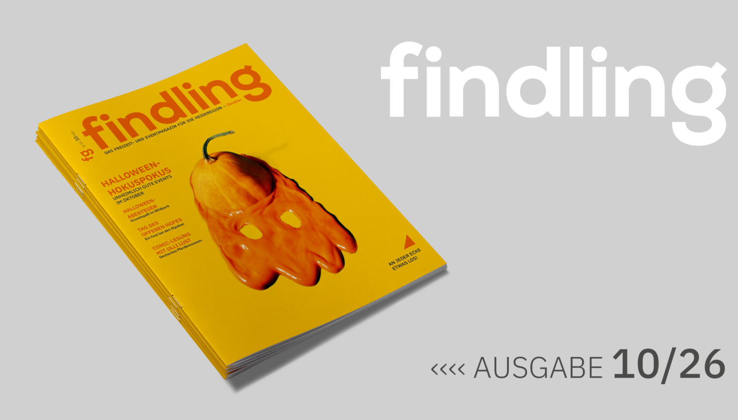 Cover Oktober Ausgabe: Halloween-Hokuspokus Mockup.